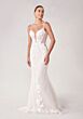 Mori Lee 2729 Sinclair Illusion Side Petal Train Wedding Gown