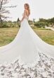 Mori Lee 2730 Sachi Illusion Back Cutaway Lace Train Wedding Gown