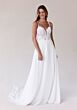 Mori Lee 2730 Sachi Illusion Back Cutaway Lace Train Wedding Gown