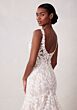 Mori Lee 2731 Seraphina Plunging Neck Fit-And-Flare Lace Bridal Dress