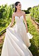 Mori Lee 2732 Sim Beaded Strap Sweetheart Neck A-Line Bridal Dress