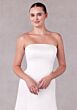 Mori Lee 2735 Susanna Back Bow Strapless Fit-And-Flare Bridal Dress