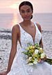 Mori Lee 2736 Song Illusion Sides High Slit A-Line Lace Bridal Dress