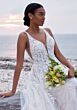 Mori Lee 2736 Song Illusion Sides High Slit A-Line Lace Bridal Dress