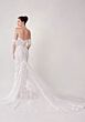 Mori Lee 2737 Stormi Flutter Sleeve Sheer Train Lace Bridal Dress
