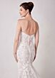 Mori Lee 2737 Stormi Flutter Sleeve Sheer Train Lace Bridal Dress