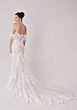 Mori Lee 2737 Stormi Flutter Sleeve Sheer Train Lace Bridal Dress
