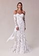 Mori Lee 2739 Santana Separate Sleeve Strapless Bridal Dress