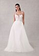 Mori Lee 2741 Sierra Plunging Neck Removable Overskirt Bridal Dress