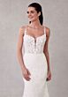 Mori Lee 2741 Sierra Plunging Neck Removable Overskirt Bridal Dress
