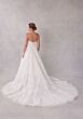 Mori Lee 2743 Sivan Plunging Neck Bow Belt Lace Bridal Dress