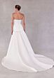 Mori Lee 2744 Simone Bow Belt Drop Waist Satin Bridal Dress