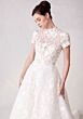 Mori Lee 2745 Sarah High Neck Strappy Back Lace Bridal Dress