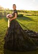 Mori Lee 2745 Sarah High Neck Strappy Back Lace Bridal Dress