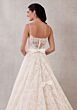 Mori Lee 2748 Speare Bow Back Scallop Hem Lace Bridal Gown