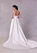 Mori Lee 2749 Seline Square Neck Double Waistband Satin Bridal Gown