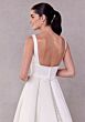 Mori Lee 2749 Seline Square Neck Double Waistband Satin Bridal Gown