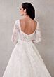 Mori Lee 2750 Sannah Illusion Sleeve Scallop Hem Lace Bridal Dress