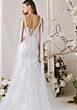 Mori Lee 1010000 Felicie Plunging Neck Bow Streamer Wedding Gown