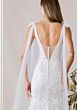 Mori Lee 1010000 Felicie Plunging Neck Bow Streamer Wedding Gown
