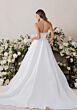 Mori Lee 1010001 Dove Pleated Skirt Peek-A-Boo Neck Wedding Gown