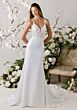 Mori Lee 1010002 Arabesque Cutout Back Cold-Shoulder Wedding Gown