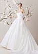 Mori Lee 1010003 Eleve Draped Bodice Peek-A-Boo Neck Wedding Gown