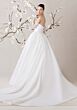 Mori Lee 1010003 Eleve Draped Bodice Peek-A-Boo Neck Wedding Gown