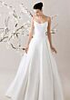 Mori Lee 1010005 Vivienne Scoop Neck Pleated Skirt Wedding Gown