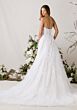 Mori Lee 1010006 Tendu Removable Sleeve Plunging Neck Wedding Gown