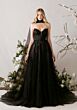 Mori Lee 1010006 Tendu Removable Sleeve Plunging Neck Wedding Gown