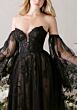 Mori Lee 1010006 Tendu Removable Sleeve Plunging Neck Wedding Gown