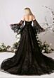 Mori Lee 1010006 Tendu Removable Sleeve Plunging Neck Wedding Gown