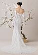 Mori Lee 1010015 Posy Off The Shoulder Long Sleeve Bridal Dress