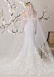 Mori Lee 1010016 Assemble Cold-Shoulder Strap Godet Train Bridal Dress