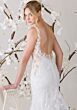 Mori Lee 1010020 Maris Illusion Side Petal Train Bridal Dress