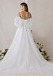 Mori Lee 1010022 Elssler Draped Bodice Balloon Sleeve Bridal Dress