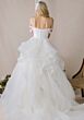 Mori Lee 1010027 Violetta Ruffle Skirt Draped Bodice Bridal Dress