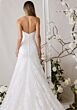 Mori Lee 1010032 Menages Curved Neck Strapless Lace Bridal Dress