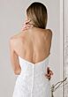 Mori Lee 1010032 Menages Curved Neck Strapless Lace Bridal Dress
