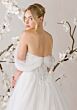 Mori Lee 1010033 Noemi Scoop Neck Removable Sleeve Bridal Dress