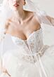 Mori Lee 1010034 Releve Sheer Corset Plunging Neck Bridal Dress