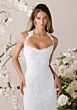 Mori Lee 1010035 Paulina Halter Strap Scoop Neck Bridal Gown