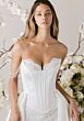 Mori Lee 1010041 Balance Taffeta Overskirt Corset Bodice Bridal Gown
