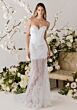 Mori Lee 1010041 Balance Taffeta Overskirt Corset Bodice Bridal Gown