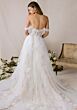 Mori Lee 1010044 Melodie Godet Skirt Floral A-Line Bridal Gown