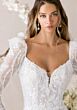 Mori Lee 1010045 Prima Scoop Back Beaded Lace Bridal Gown