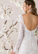 Mori Lee 1010045 Prima Scoop Back Beaded Lace Bridal Gown