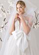 Mori Lee 1010047 Elara Scalloped Hem Strapless Lace Bridal Gown