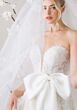 Mori Lee 1010047 Elara Scalloped Hem Strapless Lace Bridal Gown